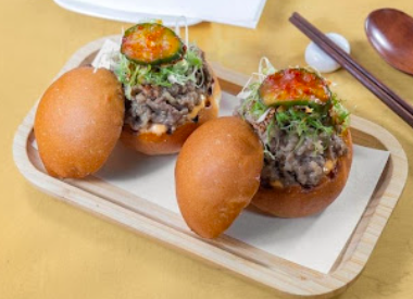 Danji signature dishes Beef Sliders
Bossam
Napa Kimchi